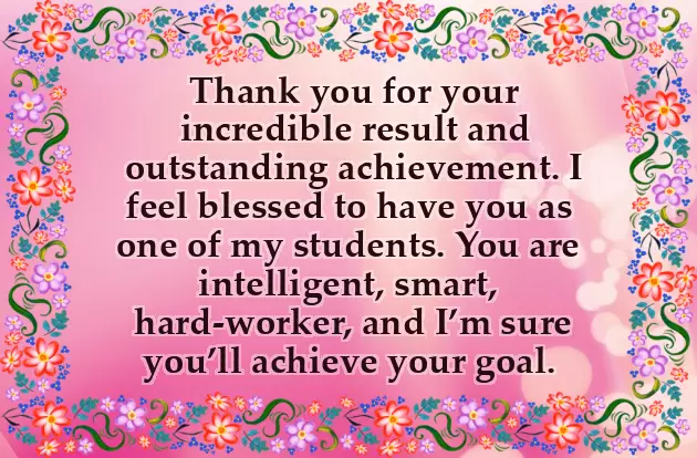 Congratulations On Your Hard Work