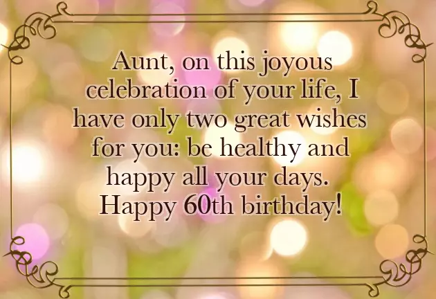 Wishes 60Th Birthday