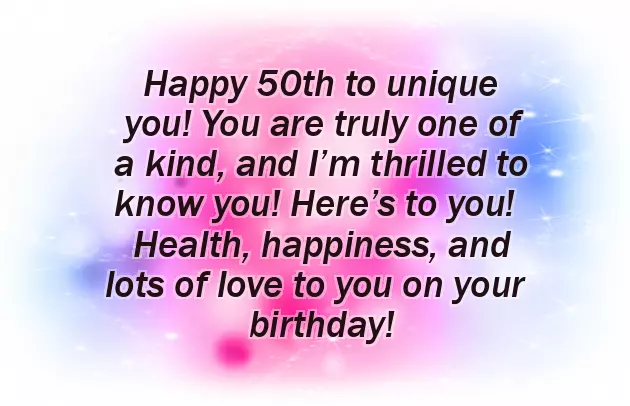 Humorous 50Th Birthday Wishes