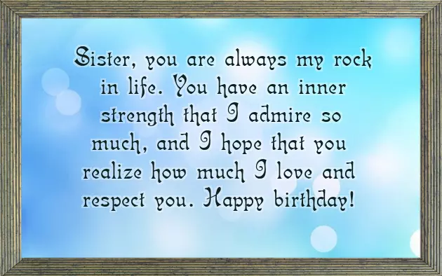 Birthday Wishes Like A Sister