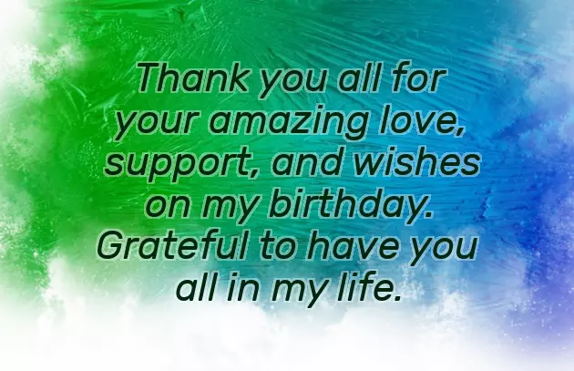 Message For Saying Thanks For Birthday Wishes Message For Saying Thanks For Birthday Wishes