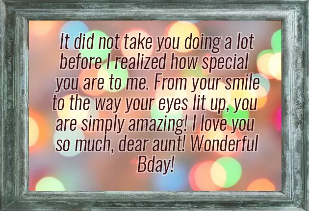 Happy Birthday My Favorite Aunt