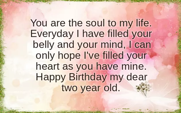 Birthday Wishes For 2 Years Baby Boy