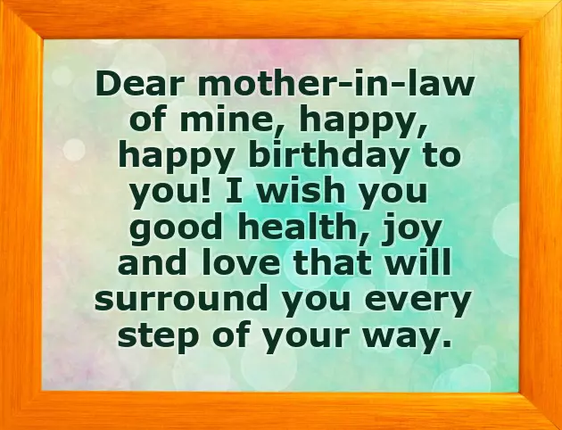 Birthday Wishes For Mum In Law