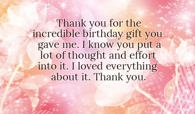 Birthday Thanks Words Birthday Thanks Words