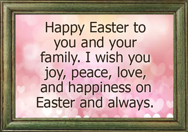 Happy Easter To You And Your Family