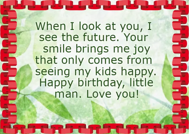 Birthday Wishes For A 5 Year Old Boy