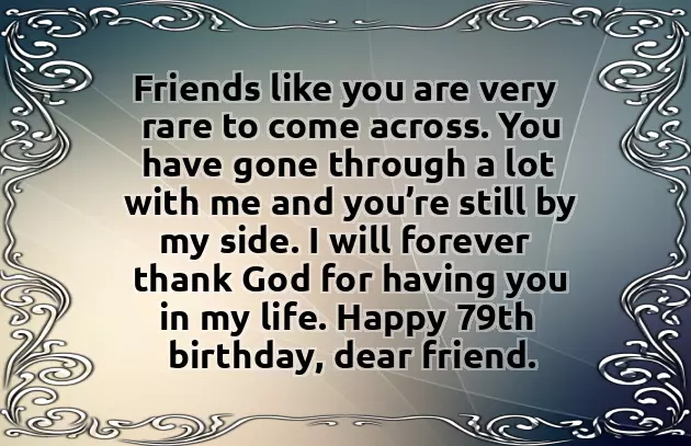 Happy Birthday 79 Years Old