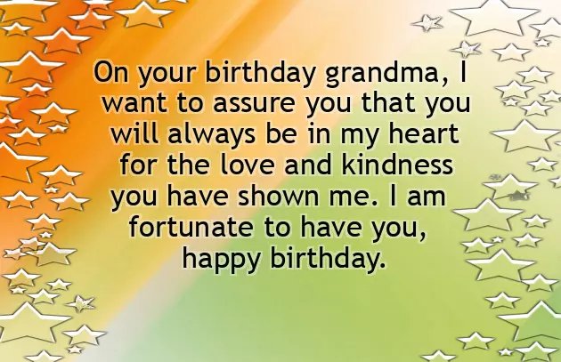 Birthday Message For Grandma Birthday Message For Grandma