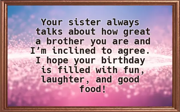 Happy Birthday Wishes To My Brother Wife