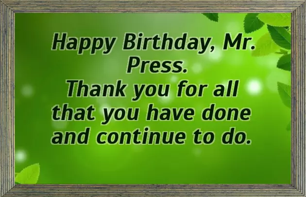 Happy Birthday To Richard Happy Birthday To Richard