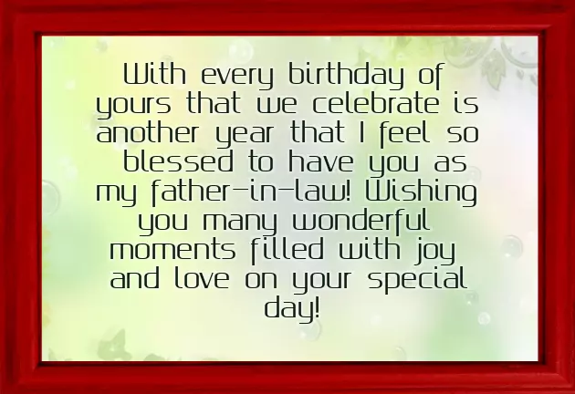 Happy Birthday To Boyfriends Dad