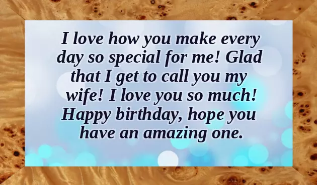 Happy Birthday Wishes To Wife