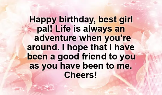 Birthday Wishes To A Good Female Friend