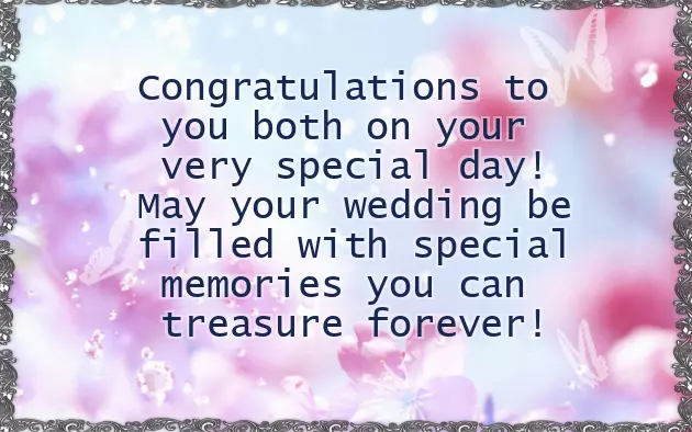 Short Wedding Greetings Short Wedding Greetings
