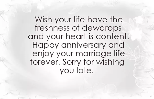 Belated Anniversary Belated Anniversary