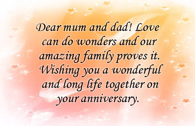 Parents Anniversary Status