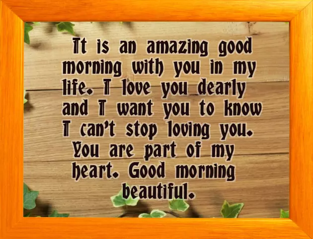 A Morning Love Message A Morning Love Message