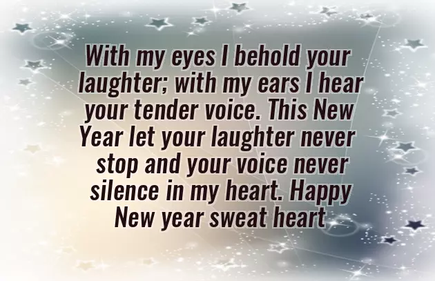 Happy New Year Wishes For Wife