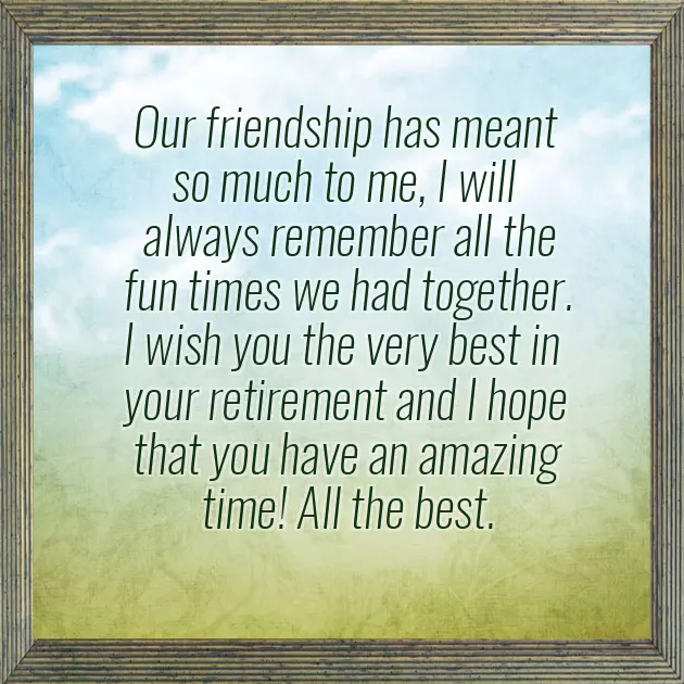 Retirement Wishes To A Coworker Retirement Wishes To A Coworker