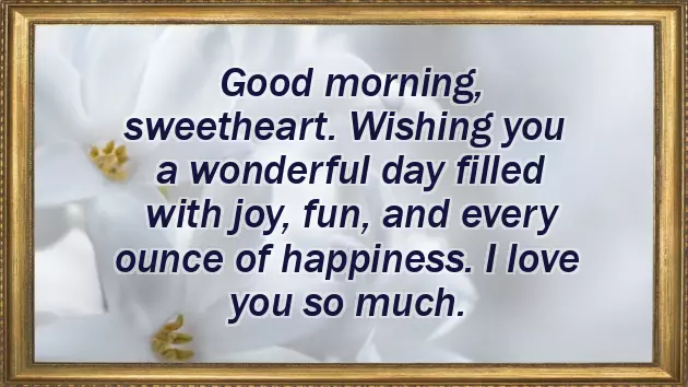 Good Morning Message For Fiance