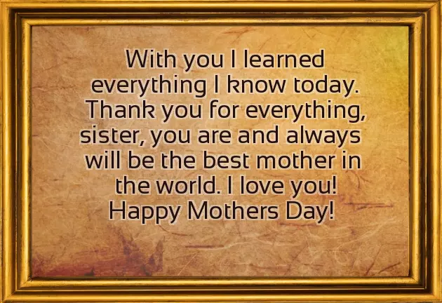 Happy Mothers Day Greetings To Sister Happy Mothers Day Greetings To Sister