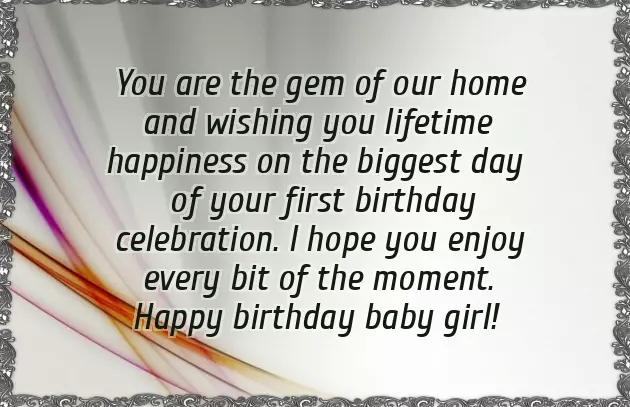 Quotes For First Birthday Baby Girl