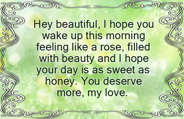 Special Morning Message Special Morning Message