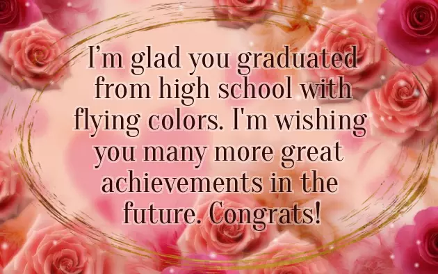 Congratulations And Good Luck Message