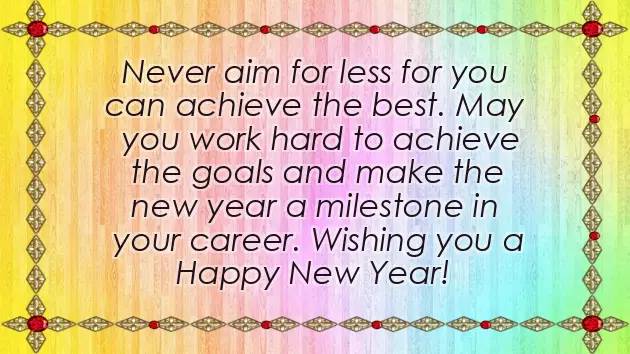 Personal New Year Wishes