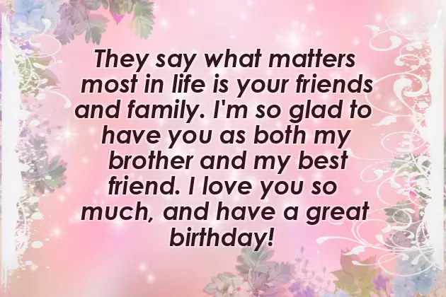 Junior Brother Birthday Wishes