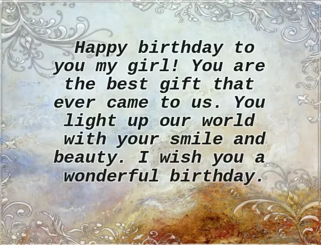 Birthday Wishes To My Lovely Daughter Birthday Wishes To My Lovely Daughter