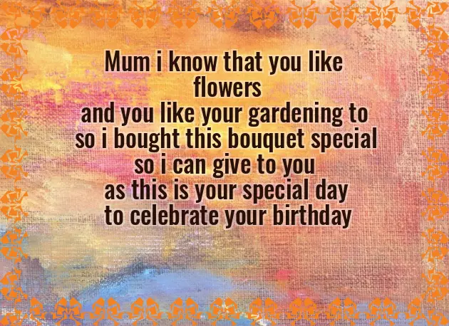 Best Wishes For My Mom Birthday