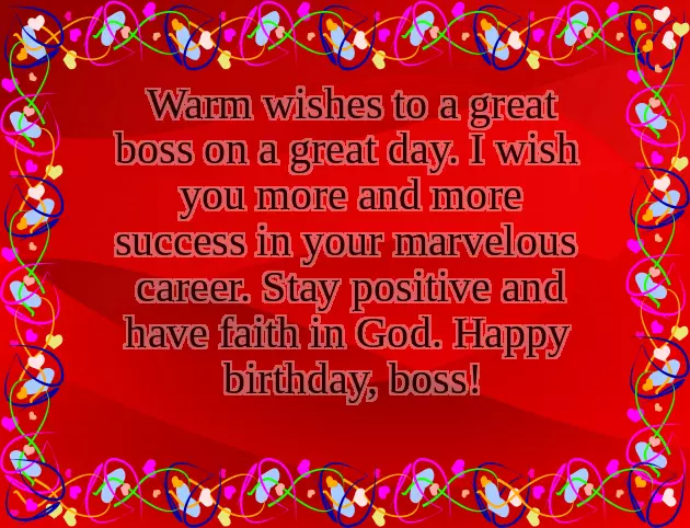 Birthday Wishes For Boss Man Birthday Wishes For Boss Man