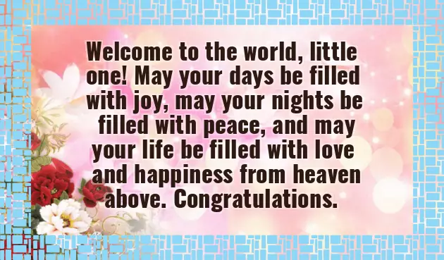 Welcome New Baby Boy Wishes Welcome New Baby Boy Wishes