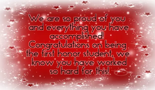 Congratulations On Your Honor Congratulations On Your Honor