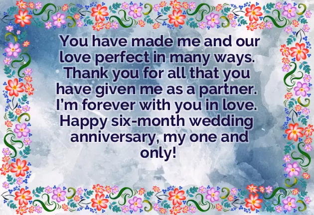 Happy 6 Month Anniversary Happy 6 Month Anniversary