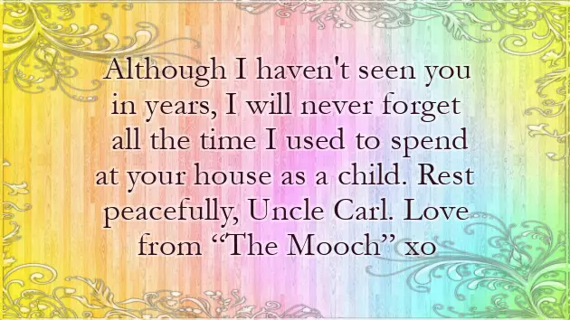 Happy Birthday Uncle Carl Happy Birthday Uncle Carl