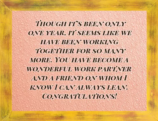Congratulations On Work Anniversary To Colleague Congratulations On Work Anniversary To Colleague
