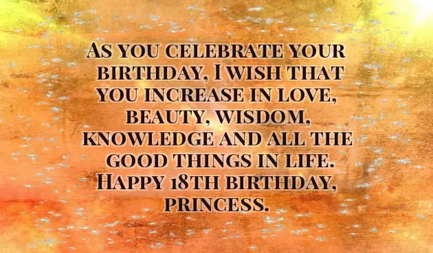 Birthday Wishes To 18 Year Old Daughter