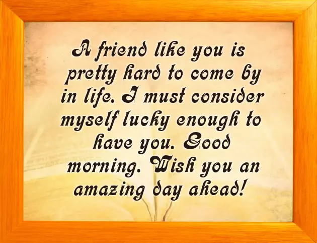 Good Morning Wish Friend Good Morning Wish Friend