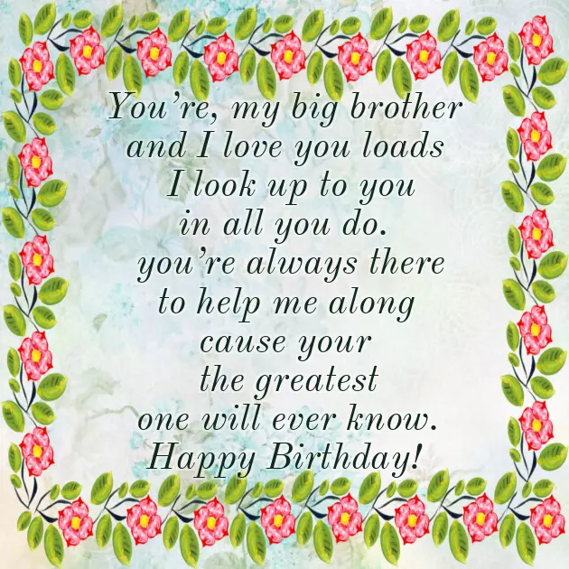 Happy Birthday To U Brother Happy Birthday To U Brother