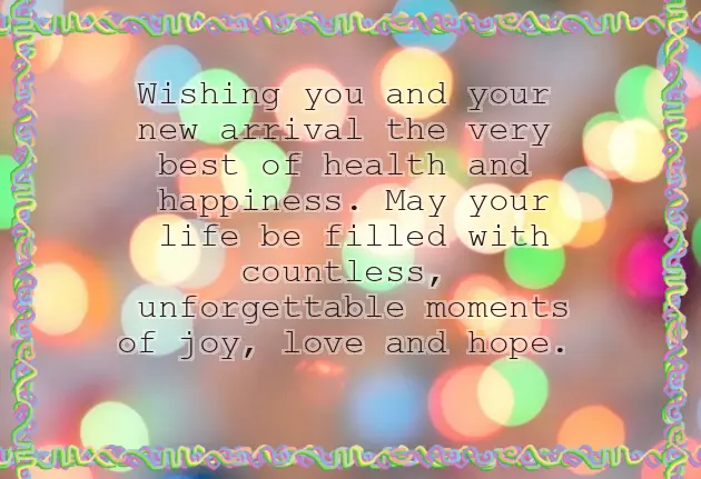 Best Wishes For New Born Baby