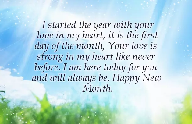 New Month Text To My Love New Month Text To My Love