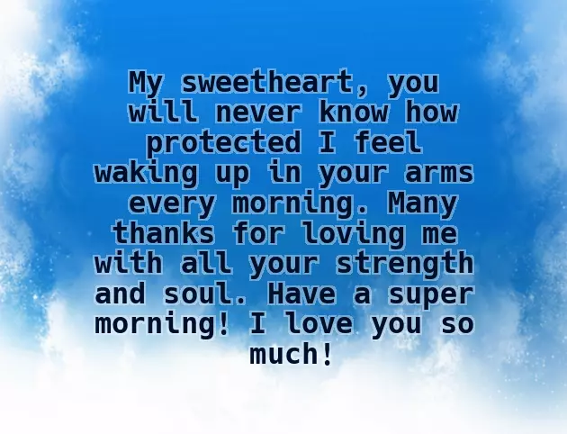 Warm Good Morning Message For Her