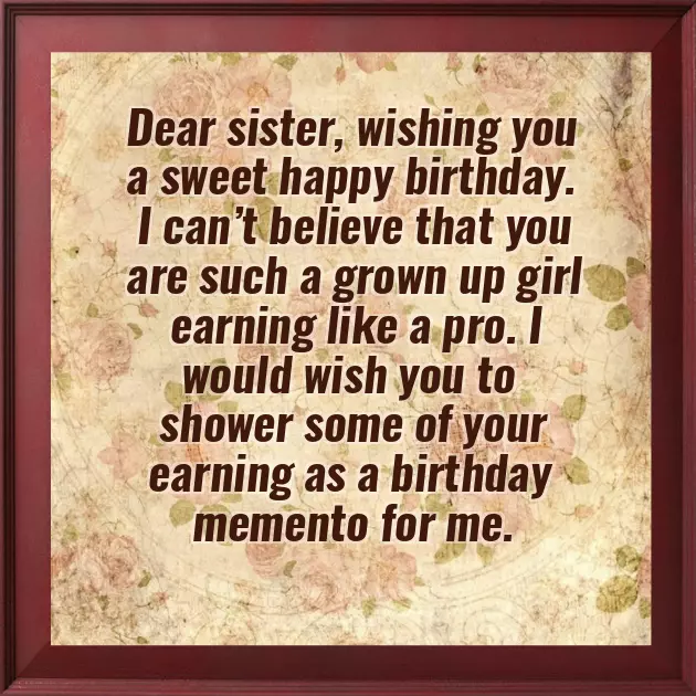 Quotes For Sister Birthday Funny Quotes For Sister Birthday Funny