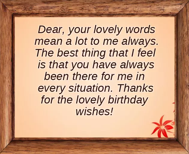 Thanks For My Birthday Wishes Status