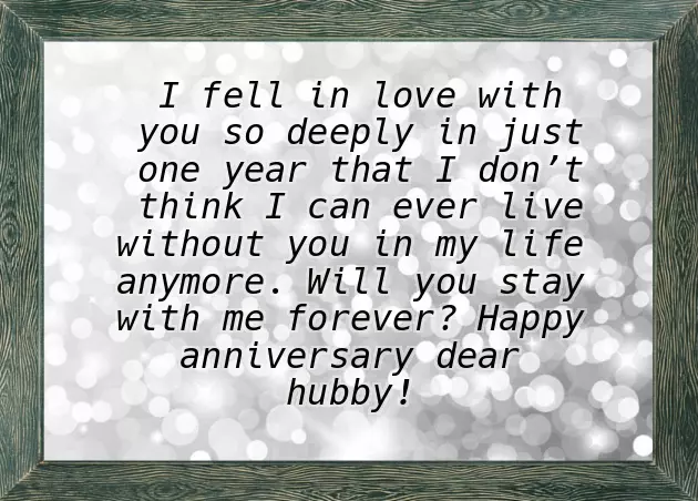 1 Year Anniversary Status 1 Year Anniversary Status