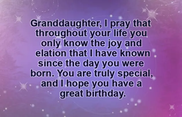 Birthday Sayings For Granddaughter