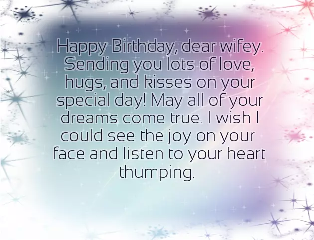 Birthday Wishes To Wife To Be